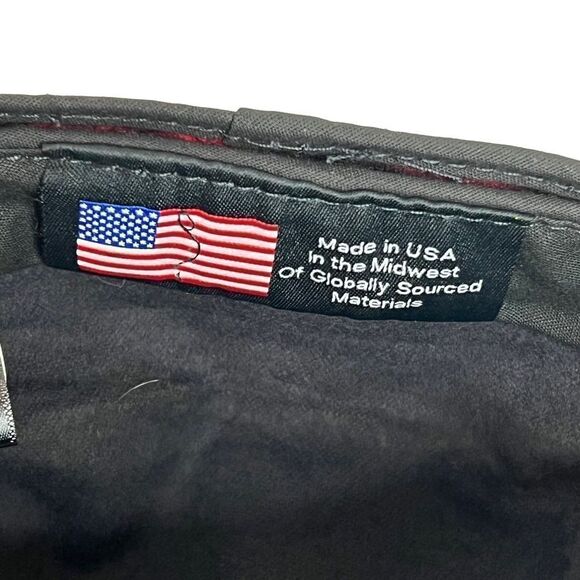 Stormy Kromer “the button up” red and black wool blend hat - Picture 8 of 11